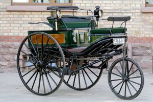 Auf Heimatbesuch: Der originale Benz Patent-Motorwagen aus dem 1888 ist als Leihgabe des Science Museum, London, ein tempor?res Exponat im Automuseum Dr. Carl Benz, Ladenburg. ; Back home: The original Benz patent motor car of 1888, on loan by the Science Museum in London, as a temporary exhibit in the Dr. Carl Benz Automotive Museum in Ladenburg.;